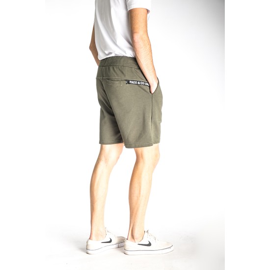 PACO&CO 213656 KHAKI Ανδρική Αθλητική βερμούδα πάνω από το γόνατο 