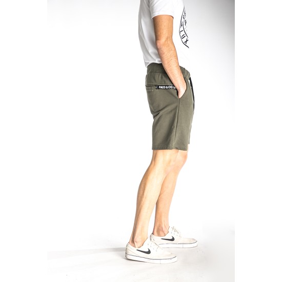 PACO&CO 213656 KHAKI Ανδρική Αθλητική βερμούδα πάνω από το γόνατο 