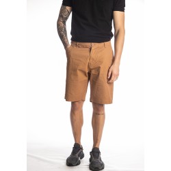 PACO&CO 214618 CAMEL Essential comfort-stretch chino βερμούδα