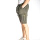 PACO&CO 213661 KHAKI Ανδρική Βερμούδα Cargo style