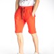 PACO&CO 213665 RED Ανδρική Αθλητική βερμούδα με μαύρες λεπτομέρειες