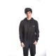 PACO&CO 200307 BLACK Ανδρικό φούτερ με κουκούλα 