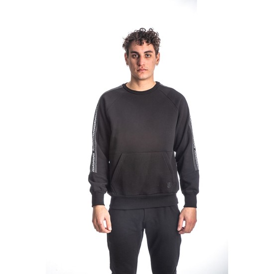 PACO&CO 218564 BLACK Ανδρικό φούτερ με τσέπη