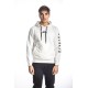 PACO&CO 218581 WHITE Ανδρικό φούτερ με κουκούλα