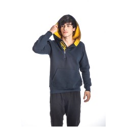 PACO&CO 218589 BLUE Ανδρικό φούτερ με κουκούλα