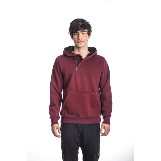 PACO&CO 218589 BORDEAUX Ανδρικό φούτερ με κουκούλα 