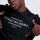 FUNKY BUDDHA FBM004-006-06 BLACK Φούτερ με Funky Buddha τύπωμα
