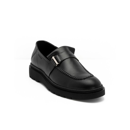 FENOMILANO 1928 BLACK Ανδρικά Δερμάτινα Loafers 