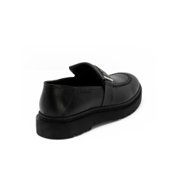 FENOMILANO 1928 BLACK Ανδρικά Δερμάτινα Loafers 