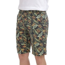 BISTON 43-221-037 BLACK Ανδρική βαμαβακερή chino βερμούδα 