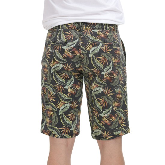 BISTON 43-221-037 BLACK Ανδρική βαμαβακερή chino βερμούδα 