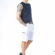 PACO&CO 201596 WHITE Ανδρική Αθλητική Βερμούδα Cargo