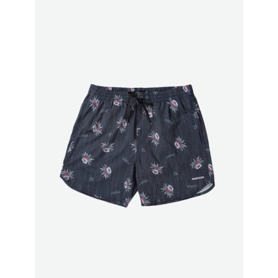 EMERSON 201.EM507.15 PR196 BLACK Ανδρικό μαγιό με all over σχέδιο