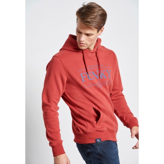 FUNKY BUDDHA FBM002-008-06 BRICK Ανδρικό φούτερ 