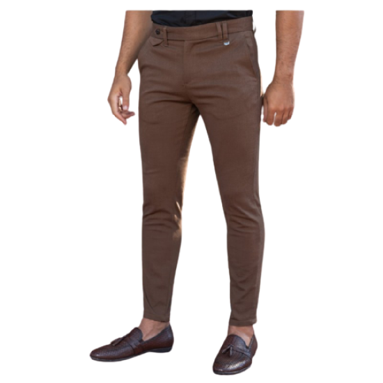 TRESOR 4453 SERGIUS CAMEL Ανδρικό Παντελόνι Κοστουμιού 