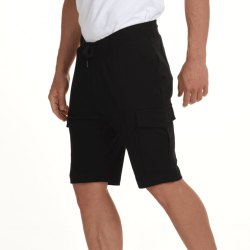 BISTON 45-221-008 BLACK Ανδρική Cargo Βερμούδα Βαμβακερή 