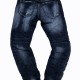 LEOX YX834 BLUE Ανδρικό Jean πεντάτσεπο 