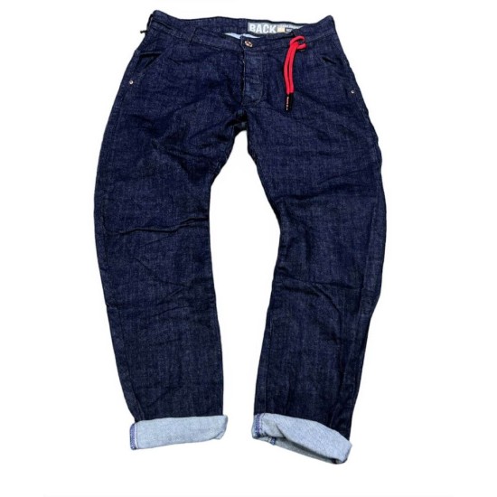 Ανδρικό jean παντελόνι Slim Fit Dark Navy Back2Jeans T11 