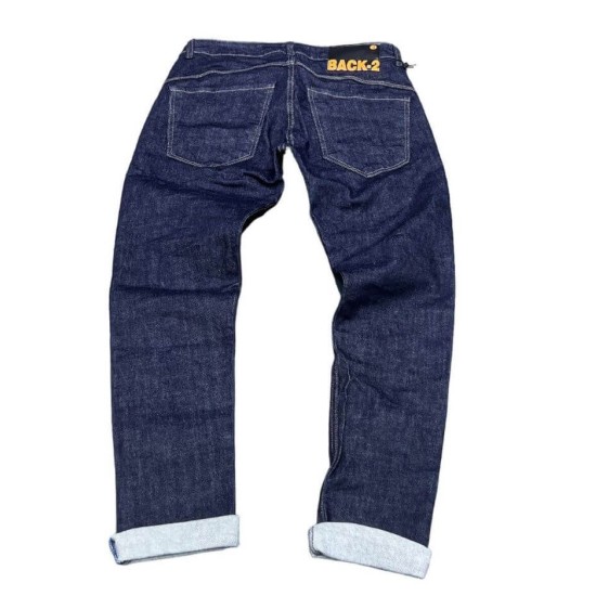 Ανδρικό jean παντελόνι Slim Fit Dark Navy Back2Jeans T12E