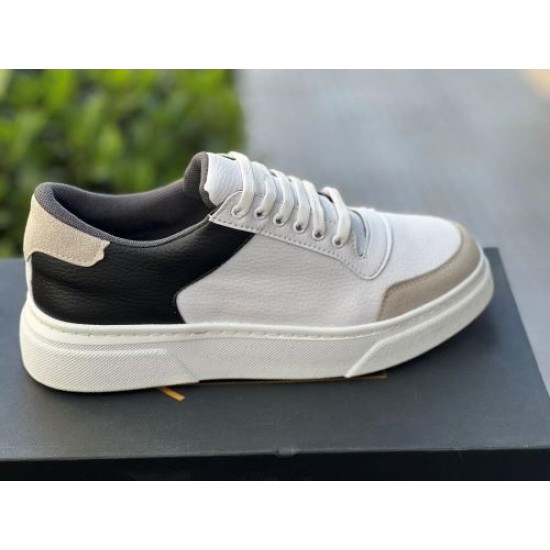 MARIO BALDINI 605-460 WHITE BEIGE BLACK Sneaker