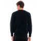 BISTON 48-206-026 BLACK Ανδρική πλεκτή μπλούζα 