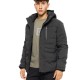 SPLENDID 50-201-010 DK GREEN ανδρικό κοντό μπουφάν με αποσπώμενη κουκούλα 