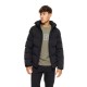 SPLENDID 50-201-031 BLACK ανδρικό κοντό μπουφάν με ενσωματωμένη κουκούλα 