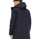 BISTON 50-201-107 NAVY Biston fashion ανδρικό μακρύ μπουφάν με ενσωματωμένη κουκούλα 