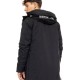 BISTON 50-201-107 BLACK Biston fashion ανδρικό μακρύ μπουφάν με ενσωματωμένη κουκούλα 