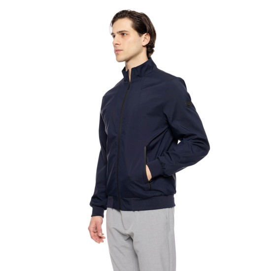 Biston fashion ανδρικό bomber πανωφόρι με γιακά 51-201-017 NAVY