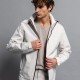 Biston fashion ανδρικό πανωφόρι με κουκούλα 51-201-026 ICE