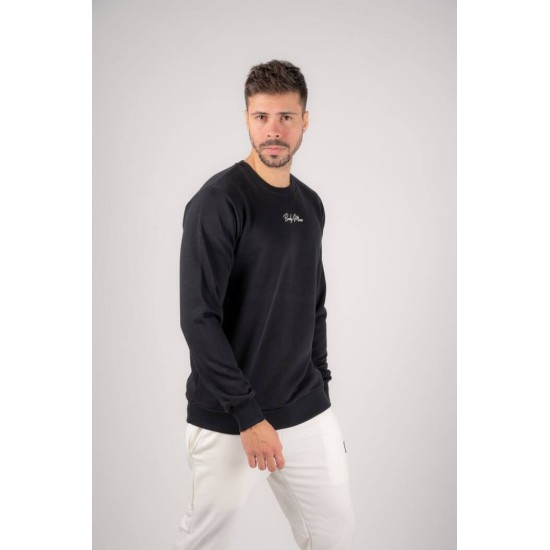 BODY MAX W4000 BLACK Ανδρικό φούτερ με λογότυπο 