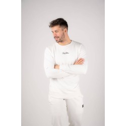 BODY MAX W4000 WHITE Ανδρικό φούτερ με λογότυπο 