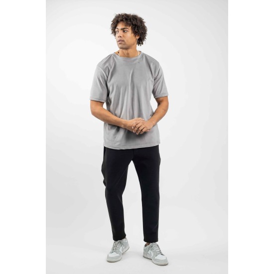 Ανδρικό T-Shirt Βελούδο BODY MAX PR-9005 GREY 