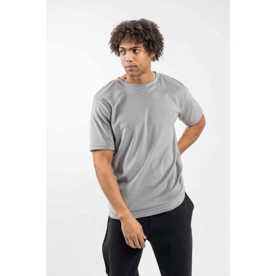 Ανδρικό T-Shirt Βελούδο BODY MAX PR-9005 GREY 