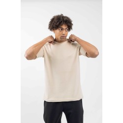 Ανδρικό T-Shirt Βελούδο BODY MAX PR-9005 BEIGE