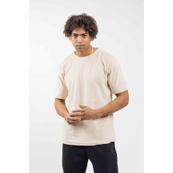 Ανδρικό T-Shirt Βελούδο BODY MAX PR-9005 BEIGE