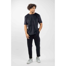 Ανδρικό T-Shirt Βελούδο BODY MAX PR-9005 BLACK