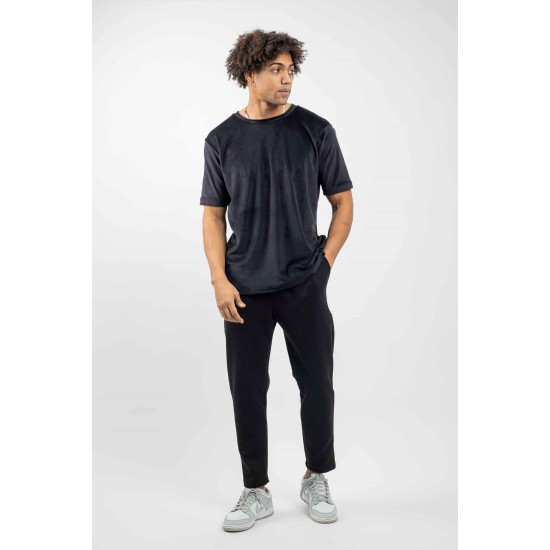 Ανδρικό T-Shirt Βελούδο BODY MAX PR-9005 BLACK