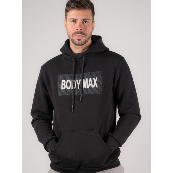 BODY MAX W6002 BLACK Ανδρικό φούτερ