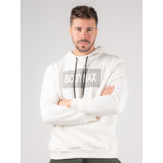 BODY MAX W6002 WHITE Ανδρικό φούτερ
