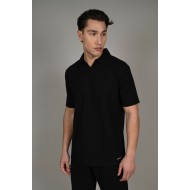BODY MAX PR-9007 BLACK POLO χωρίς κουμπιά