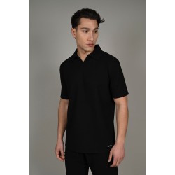 BODY MAX PR-9007 BLACK POLO χωρίς κουμπιά