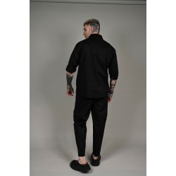 BODY MAX PR-9023 BLACK Παντελόνι cargo cropped