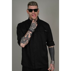 BODY MAX PR-9024 BLACK Πουκάμισο με 2 τσέπες