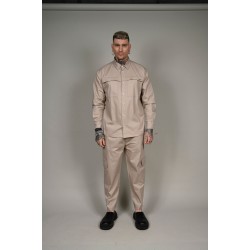 BODY MAX PR-9023 BEIGE Παντελόνι cargo cropped