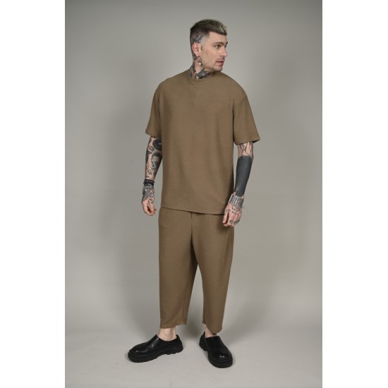 BODY MAX PR-9010 BROWN T-SHIRT Oversized relaxed fit BODY MAX PR-9010 BROWN T-SHIRT Oversized relaxed fit