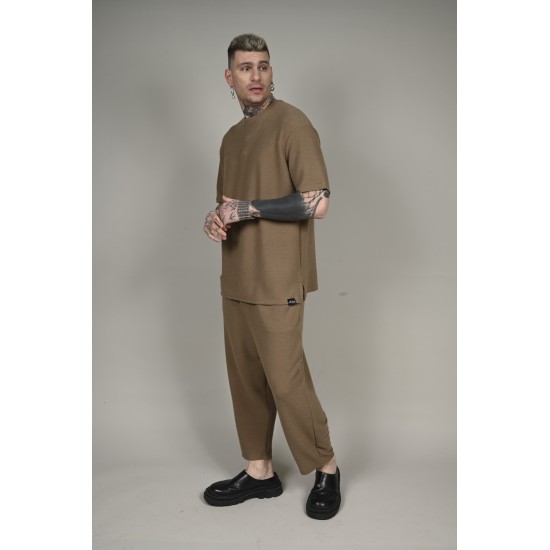 BODY MAX PR-9010 BROWN T-SHIRT Oversized relaxed fit BODY MAX PR-9010 BROWN T-SHIRT Oversized relaxed fit