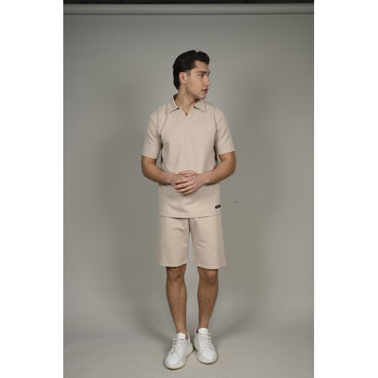 BODY MAX PR-9007 BEIGE POLO χωρίς κουμπιά