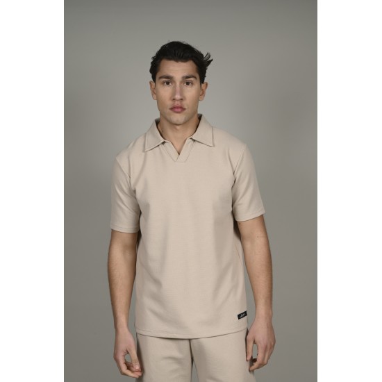 BODY MAX PR-9007 BEIGE POLO χωρίς κουμπιά